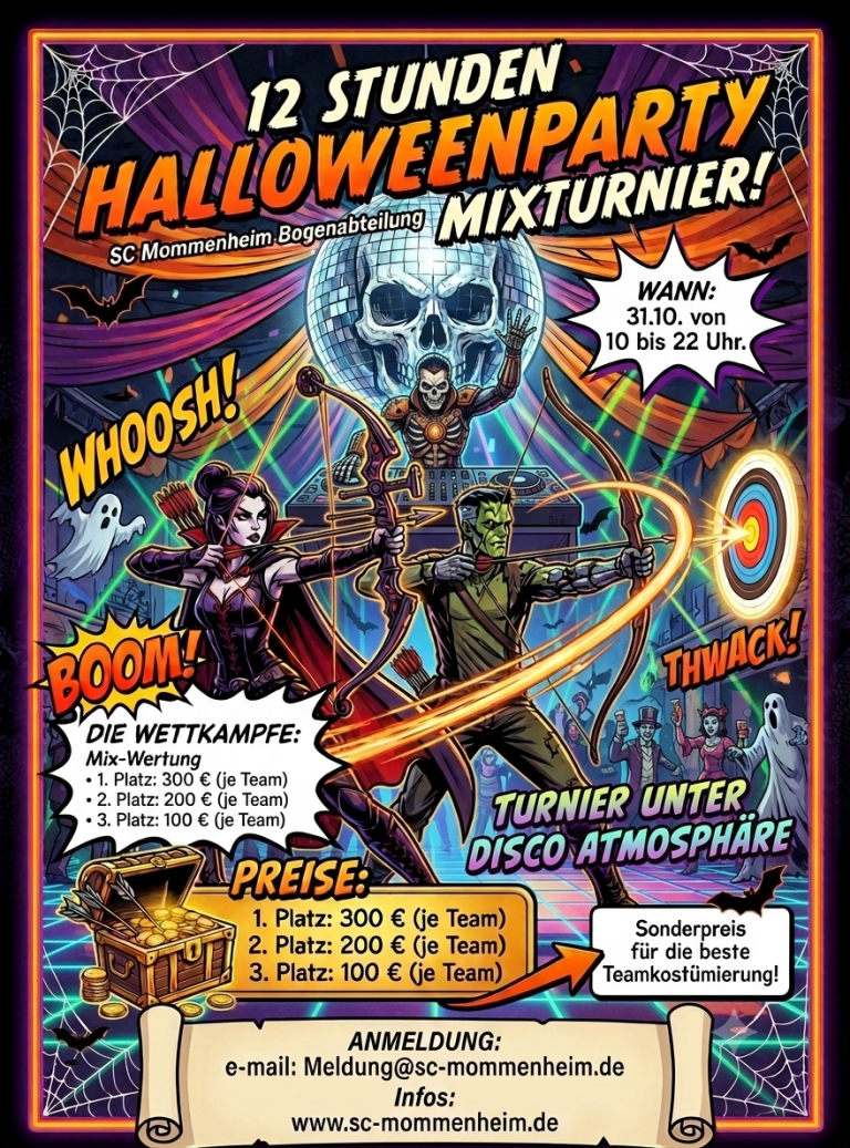 Halloweenparty Mixturnier 2026